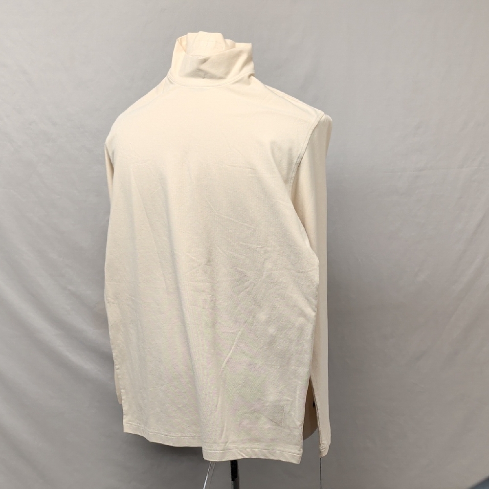 Vintage - Original Nike Jordan Two3  Size XL Cream Turtleneck LS Tee - NEW